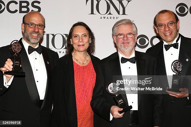 At the press room for the 67th Annual Tony Awards held in New York City on June 9, 2013