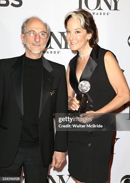 Jules Fisher & Peggy Eisenhauer at the press room for the 67th Annual Tony Awards held in New York City on June 9, 2013