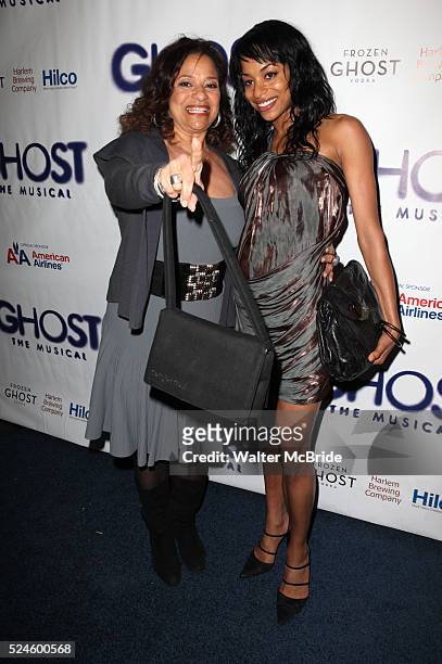 Debbie Allen & daughter Vivian Nixon attending the Broadway Opening Night Performance of 'GHOST' a the Lunt-Fontanne Theater on 4/23/2012 in New York...