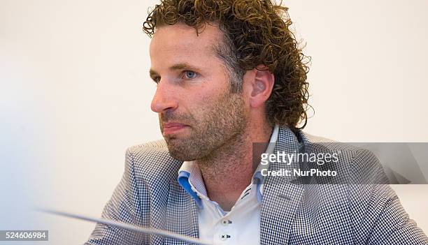 Jurrien ten Brinke is seen during the rond table discussions on the current refugee crisis on wednesday organized by the Christian Union . Mister Ten...