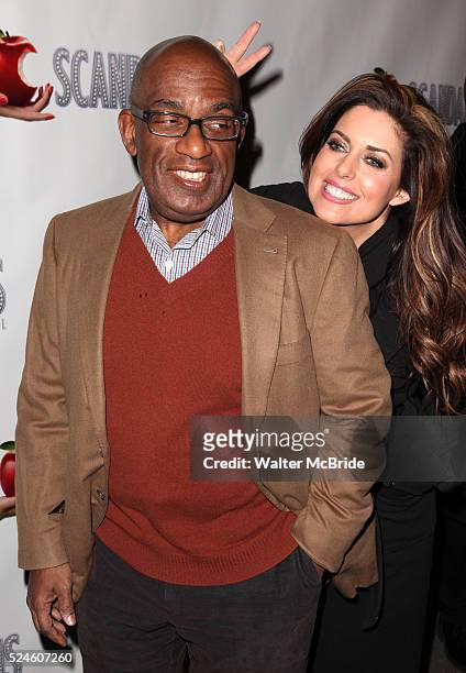 Al Roker; Bobbie Thomas attending the Broadway Opening Night Performance After Party for 'Scandalous The Musical' at the Neil Simon Theatre in New...