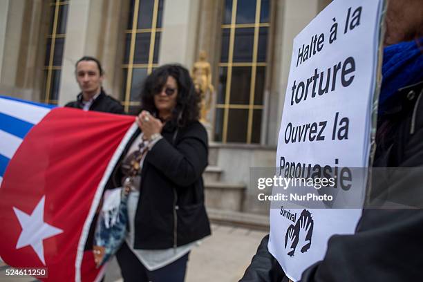 Gathering took place at the Trocadero, in Paris, France, on April 29, 2015. The gathering was a protestation against 50 Years of Isolation of the...