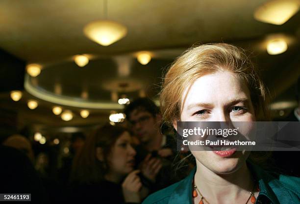 Actress Mireille Enos attends the opening night of "Who's Afraid of Virginia Woolf" after party at Bond 45 March 20, 2005 in New York City.