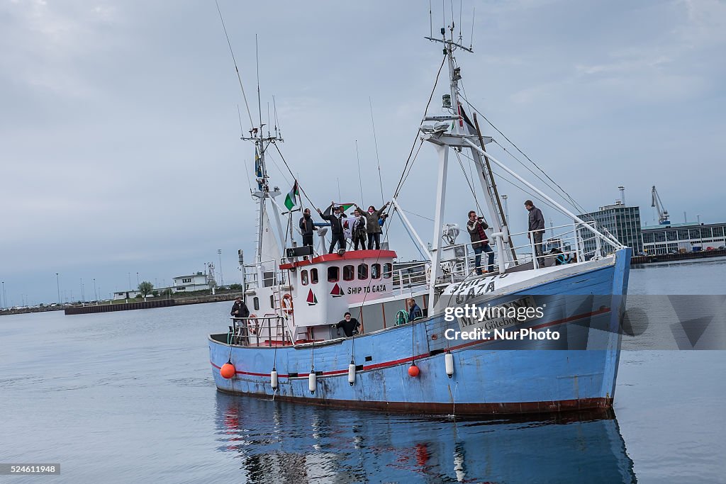 Gaza-bound ship departs Malm��