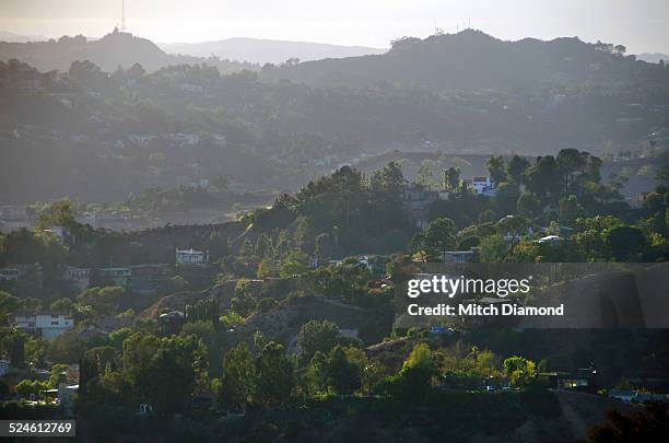 hollywood hills - hollywood hills fotografías e imágenes de stock