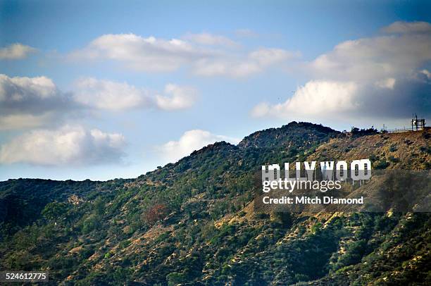 hollywood sign - hollywood hills los angeles stock pictures, royalty-free photos & images