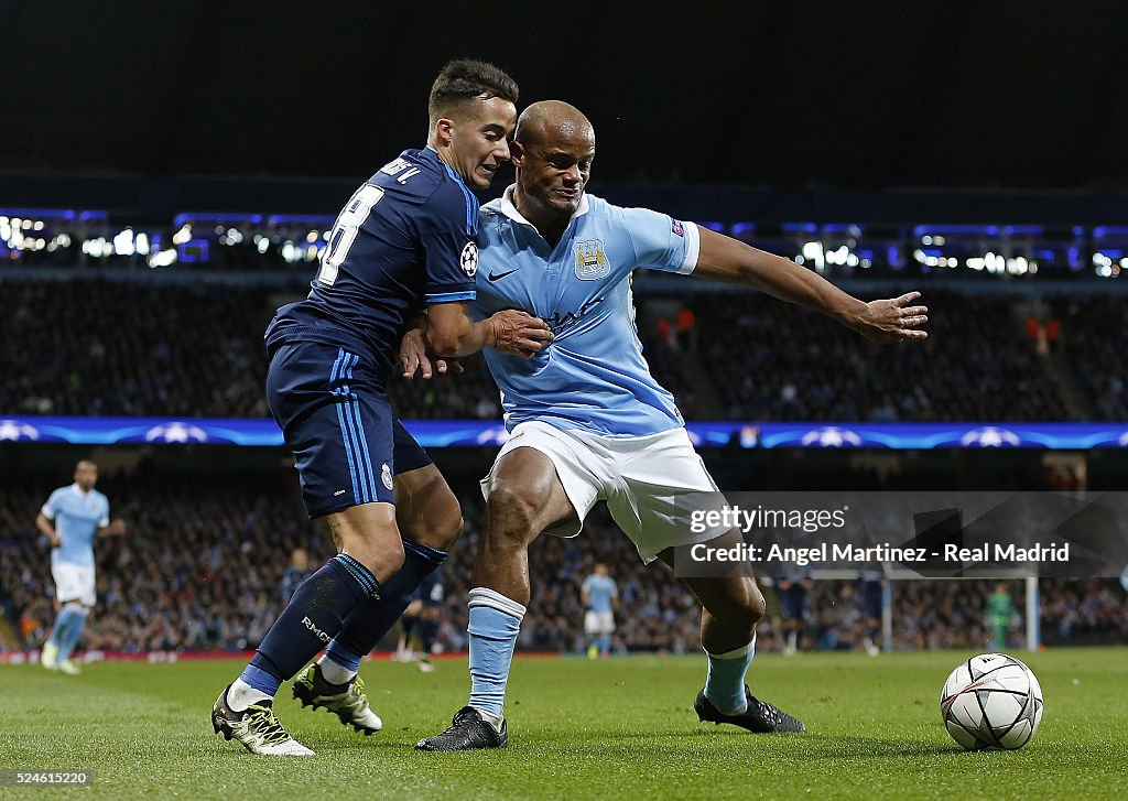 Manchester City FC v Real Madrid - UEFA Champions League Semi Final: First Leg