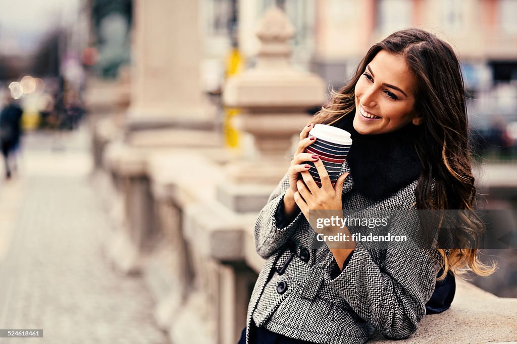 Drinking Coffee