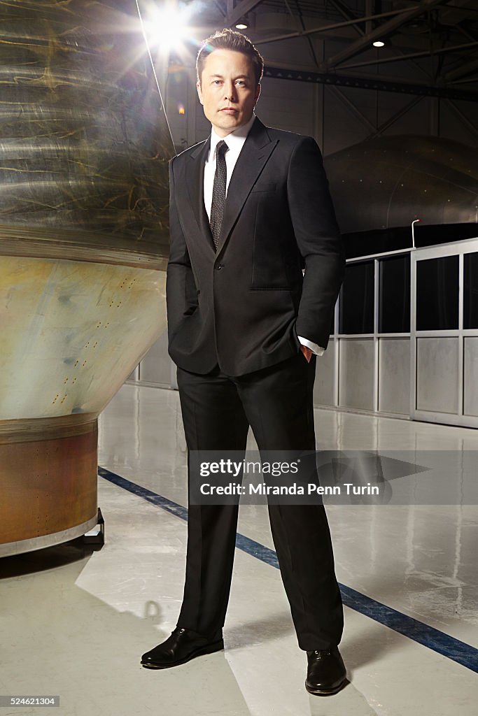 Elon Musk is photographed for Elle China on August 22, 2013 in Los