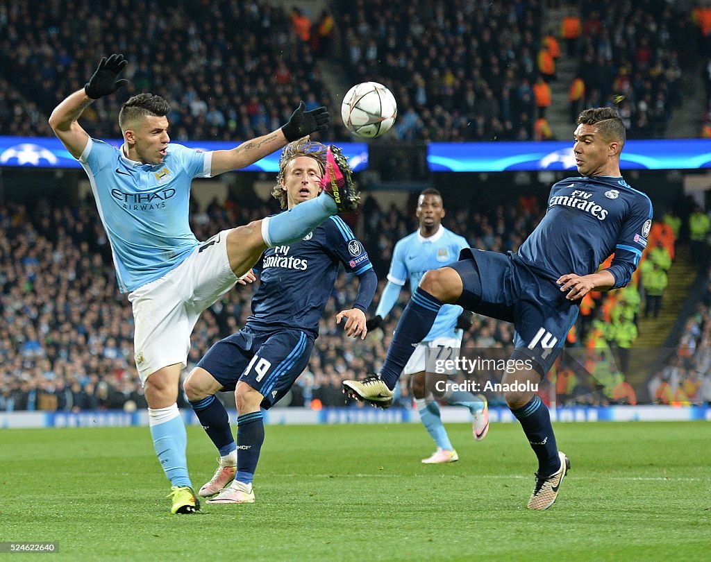 Manchester City FC v Real Madrid - UEFA Champions League Semi Final