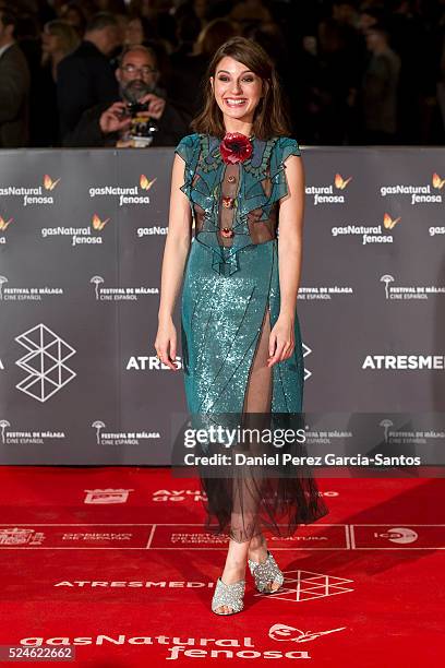 Maria Valverde attends 'Julie' premiere during the 19th Malaga Film Festival on April 26, 2016 in Malaga, Spain.