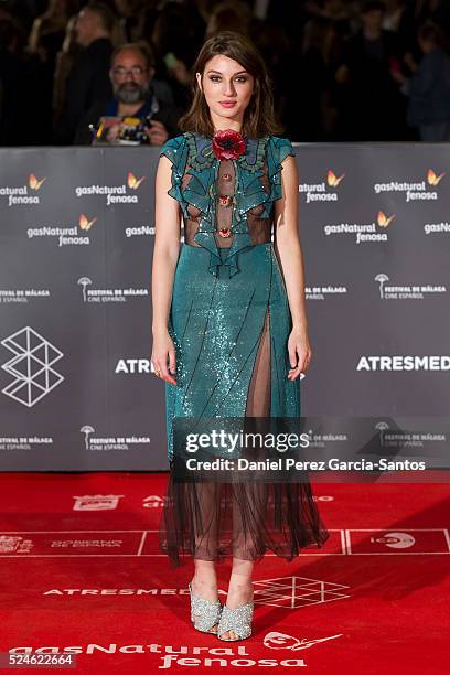 Maria Valverde attends 'Julie' premiere during the 19th Malaga Film Festival on April 26, 2016 in Malaga, Spain.