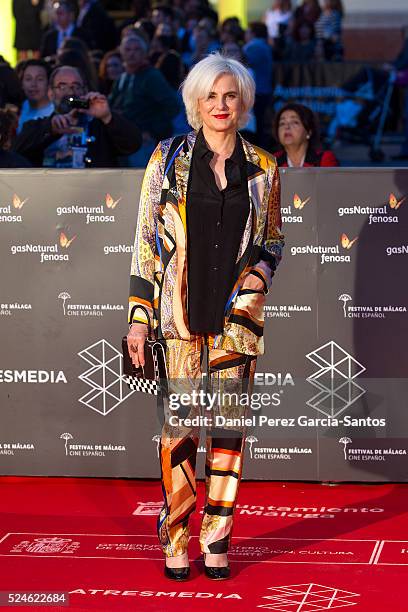 Ana Gracia attends 'Julie' premiere during the 19th Malaga Film Festival on April 26, 2016 in Malaga, Spain.