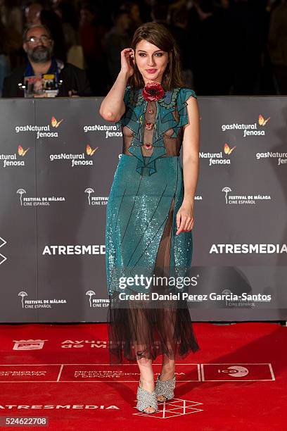 Maria Valverde attends 'Julie' premiere during the 19th Malaga Film Festival on April 26, 2016 in Malaga, Spain.