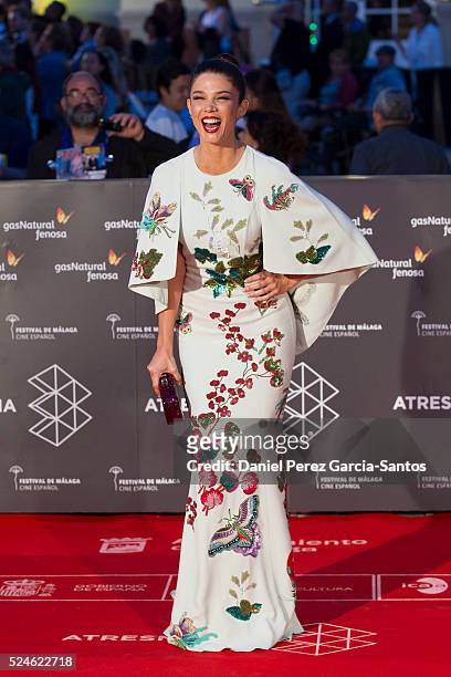 Juana Acosta attends 'Julie' premiere during the 19th Malaga Film Festival on April 26, 2016 in Malaga, Spain.