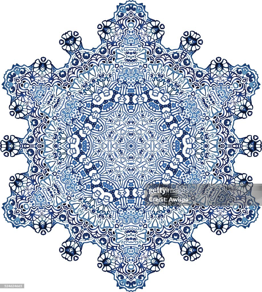 Sixpointed Snowflake Pattern High-Res Vector Graphic - Getty Images