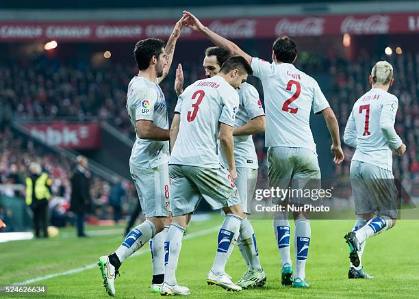 Xxx in the match between Athletic Bilbao and Athletico Madrid, for Week 16 of the spanish Liga BBVA played at the San Mames, December 21, 2014....