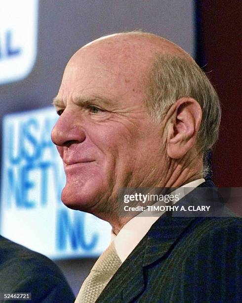 This file picture taken 17 December 2001 in New York shows head of Vivendi Universal Entertainment Barry Diller. InterActiveCorp, the e-commerce...