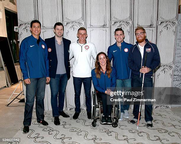 Athletes Steven Lopez, Tim Morehouse, Michael Smolen, Tatyana McFadden, David Boudia and Brad Snyder discuss the 2016 Olympics and Paralympics in Rio...