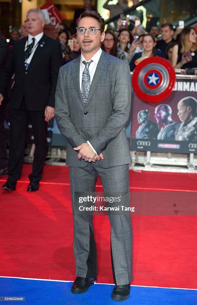 "Captain America: Civil War" - European Film Premiere - Arrivals