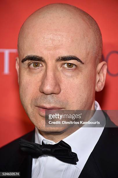 Yuri Milner attends 2016 Time 100 Gala, Time's Most Influential People In The World red carpet at Jazz At Lincoln Center at the Times Warner Center...