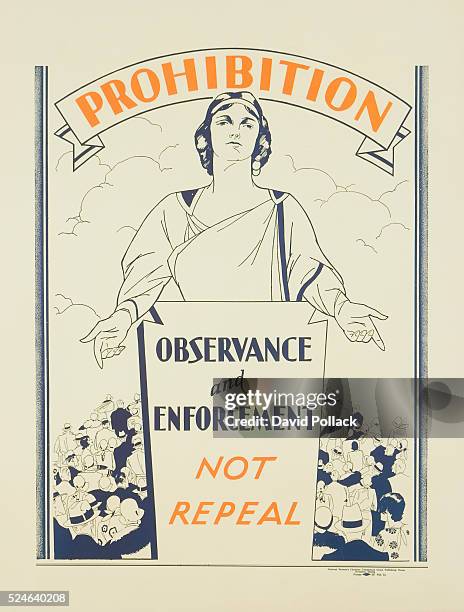 Prohibition Rally Button 243 Prohibition Poster Photos et images haute résolution - Getty Images