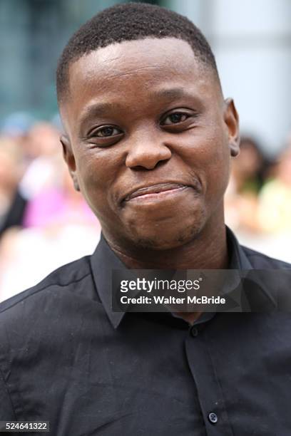 Mpho Koaho arrives at the 'Black and White' premiere during the 2014 Toronto International Film Festival at Roy Thomson Hall on September 6, 2014 in...