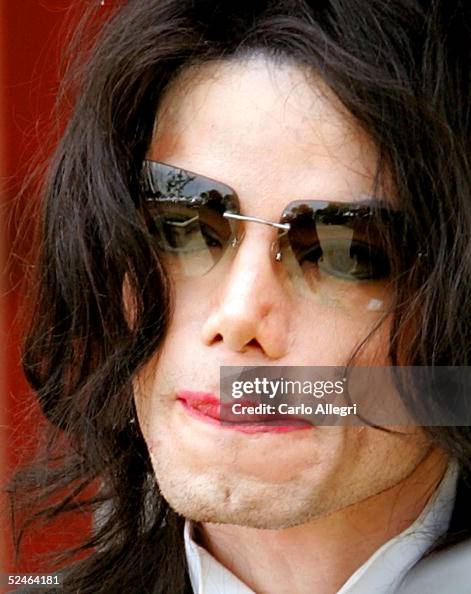 Michael Jackson leaves the Santa Maria Superior Court following the Michael Jackson leaves the Santa Maria Superior Court following the
