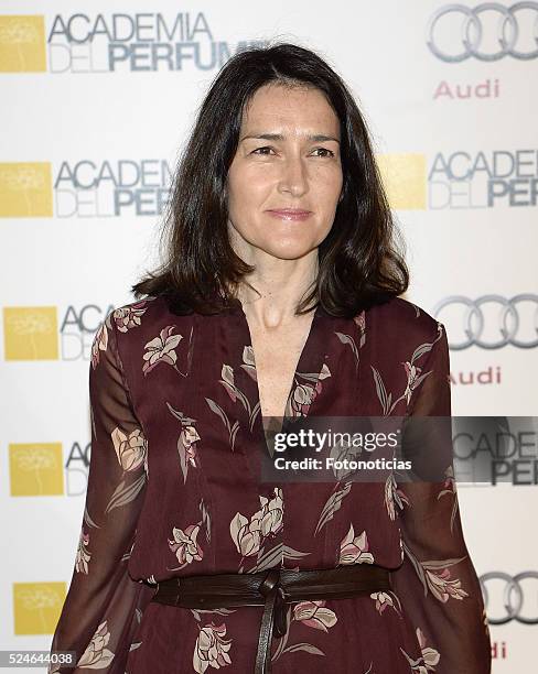 Angeles Gonzalez Sinde attends the 'IX Academia del Perfume Awards' photocall at Casa de America on April 26, 2016 in Madrid, Spain.