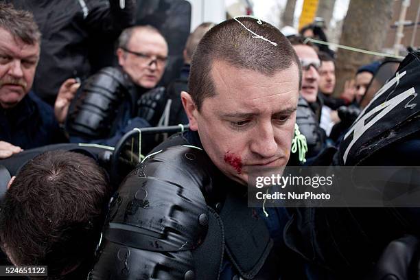 Third demonstration of the midwives in Paris from Denfert Rochereau to the health ministery. They want to be recongnize as medical personnel. Some...