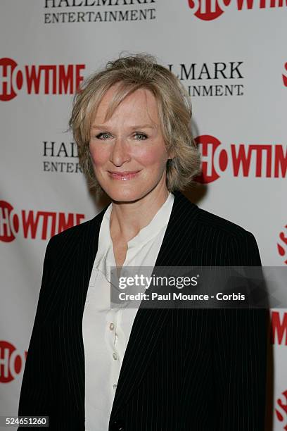 Actress Glenn Close arrives at the world premiere of the Showtime Original Picture "The Lion In Winter." The cable TV movie tells the story of Henry...