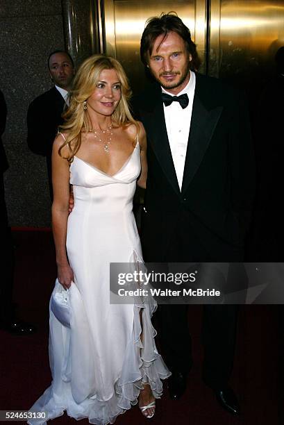 And LIAM NEESON The 56th Annual Tony Awards Radio City Music Hall New York City June 2, 2002