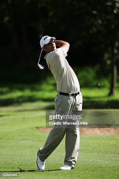 Gregory Havret of France during the first round of the South African Airways Open at Durban Country Club on January 20, 2005 in Durban, South Africa.