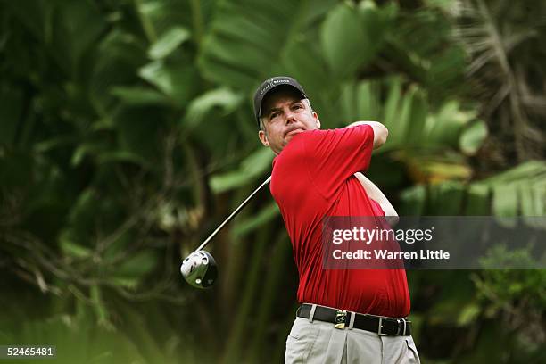 Dean Robertson of Scotland during the second round of the South African Airways Open at Durban Country Club on January 21, 2005 in Durban, South...