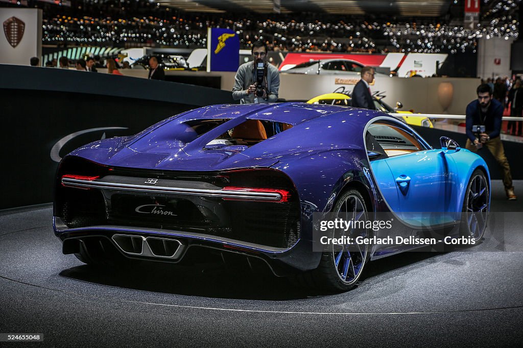 86th Geneva International Motorshow at Palexpo in Switzerland, March 2, 2016