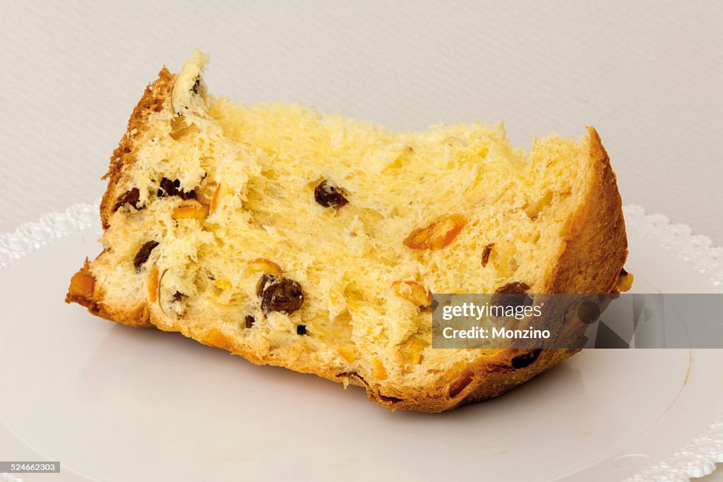 Panettone is a traditional italian christmas cake