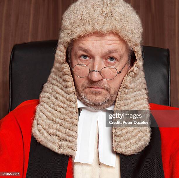 high court judge - uk judge stock pictures, royalty-free photos & images