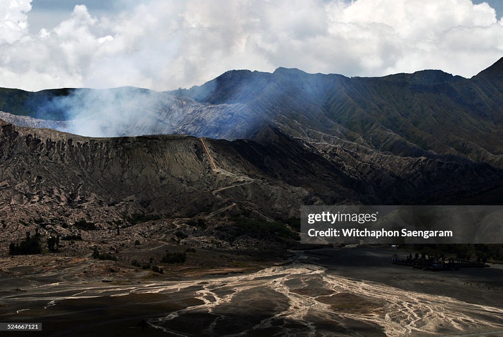 Volcanoes of Bromo Mt, Java Indonesia