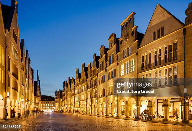 prinzipalmarkt - münster stock pictures, royalty-free photos & images