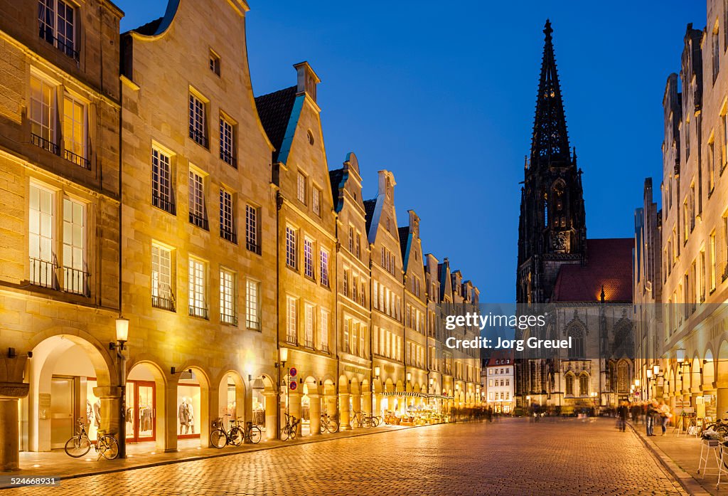 Prinzipalmarkt and St. Lambert's church