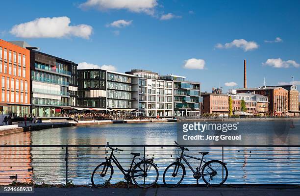 port of muenster - north rhine westphalia stock pictures, royalty-free photos & images