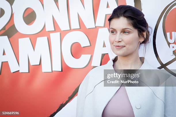 Actress Laetitia Casta attends "A Woman Friend" photocall in Rome - Cinema Moderno The Space