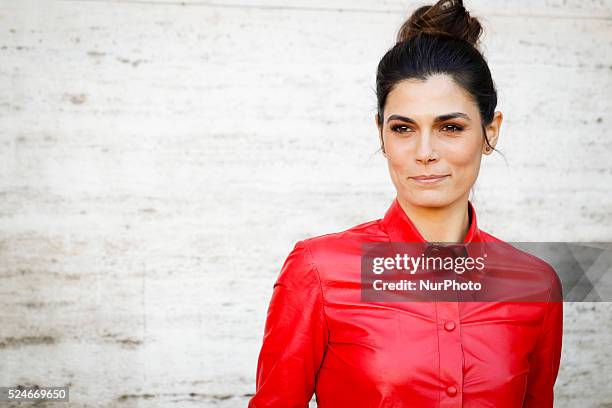 Actress Valeria Solarino attends "A Woman Friend" photocall in Rome - Cinema Moderno The Space