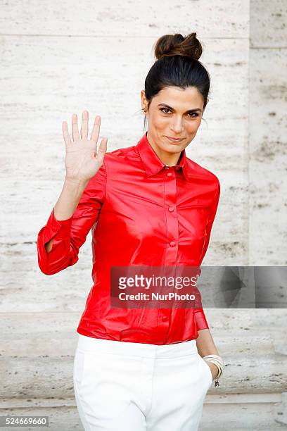 Actress Valeria Solarino attends "A Woman Friend" photocall in Rome - Cinema Moderno The Space
