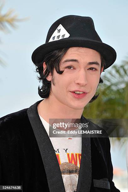 Ezra Miller at the photo call for "We need to talk about Kevin" during the 64th Cannes International Film Festival.