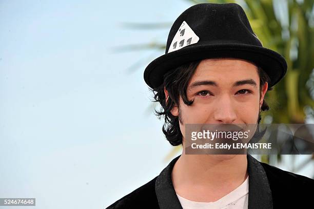 Ezra Miller at the photo call for "We need to talk about Kevin" during the 64th Cannes International Film Festival.