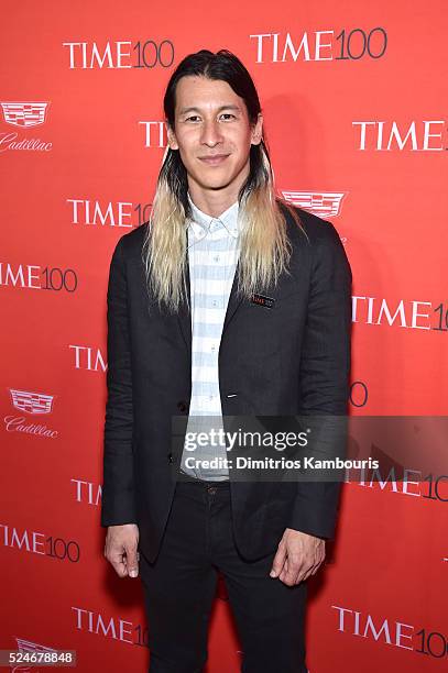 Kickstarter CEO Perry Chen attends 2016 Time 100 Gala, Time's Most Influential People In The World red carpet at Jazz At Lincoln Center at the Times...