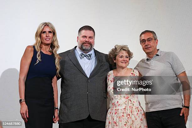 General Manager Tiziana Rocca , Dean DeBlois, the writer and director of &quot;How to Train Your Dragon 2&quot; , American film producer Bonnie...