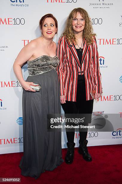 Dylan Farrow and actress Mia Farrow attend the 2016 Time 100 Gala at Frederick P. Rose Hall, Jazz at Lincoln Center on April 26, 2016 in New York...