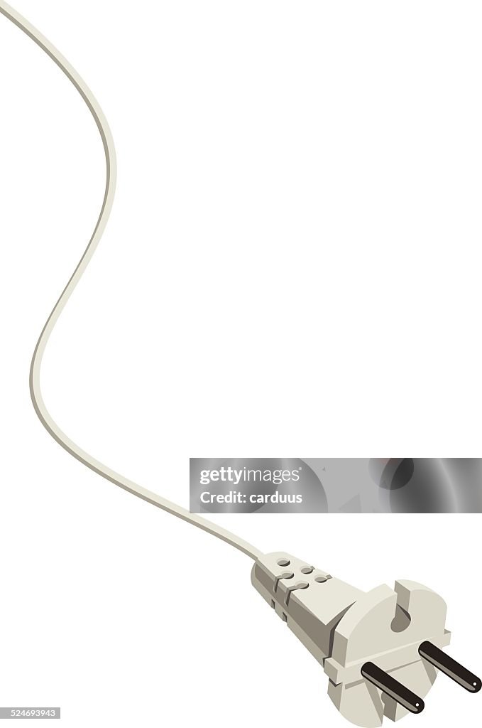 2 Plug Point Vector Two Pin Plug High-Res Vector Graphic - Getty Images